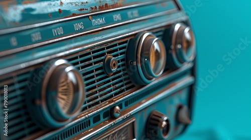 Classic Teal Radio