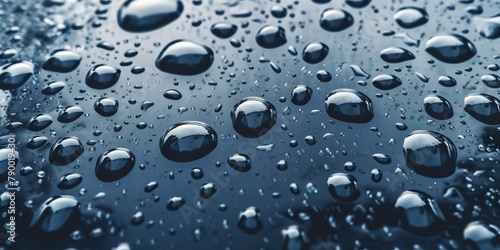 Wallpaper Mural Water droplets fall on the transparent surface of the water in sunlight view. Background decorative pattern abstract Torontodigital.ca