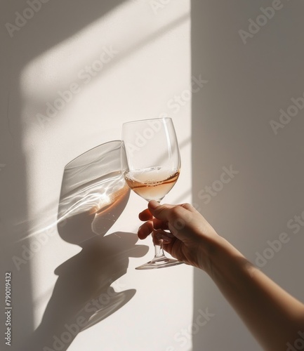 Person Holding Glass of Wine