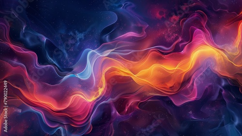 Vibrant Abstract Background With Various Colors