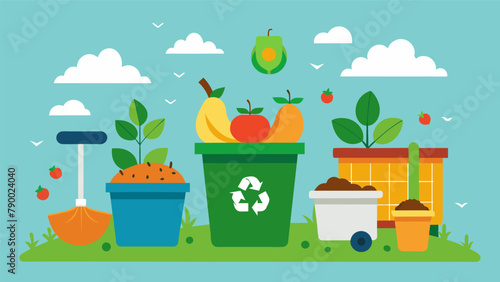 A community composting program that collects food scraps and organic waste to create nutrientrich soil for community gardens and urban farming