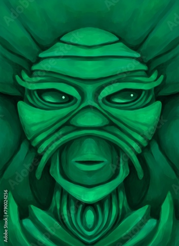 Alien creature, sketch - digital painting