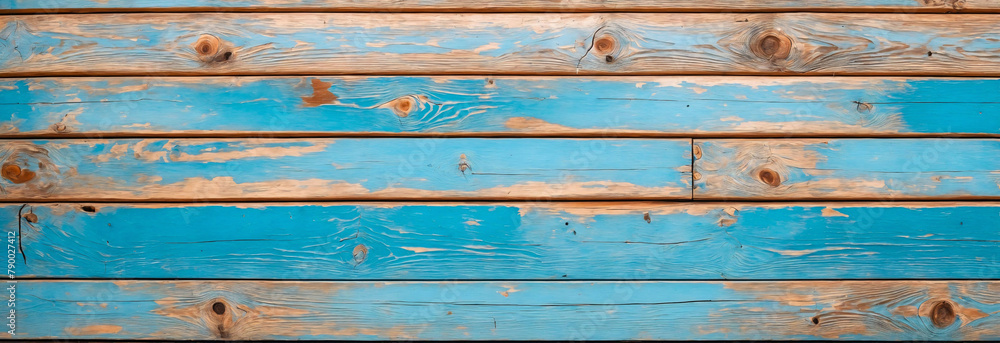 Blue faded painted wooden texture, background and wallpaper. Horizontal composition Blue faded painted wooden texture, background and wallpaper. Horizontal composition