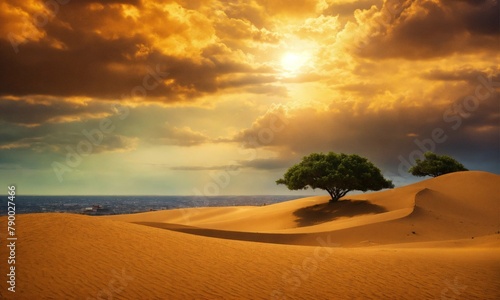 tree in desert