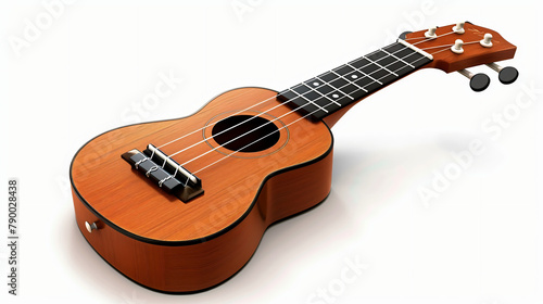 Ukulele, isolated, white background, music, instrument, strings, acoustic, Hawaiian, small guitar, musical, 