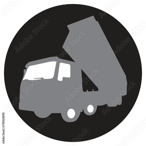 vector car large vehicle symbol illustration