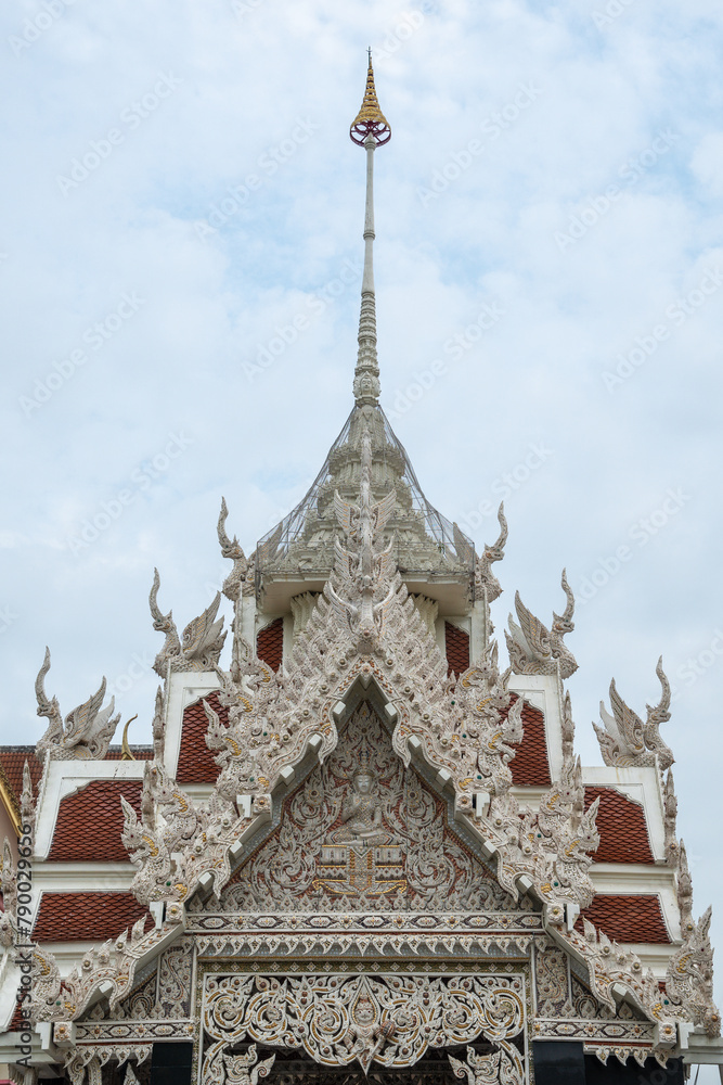 Fototapeta premium Buddhist Temple Wat Bang Phra, Chiang Mai, Thailand, architecture of Asia