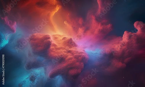 background with colorful clouds