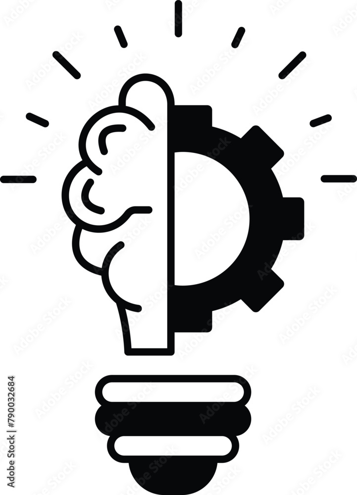 Brain settings Vector icon which can easily modify or edit Brain settings Vector icon which can easily modify or edit