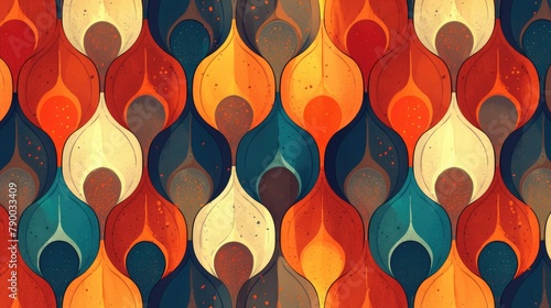 Add some flair to your design with this abstract colorful pattern perfect for creating a captivating background texture photo