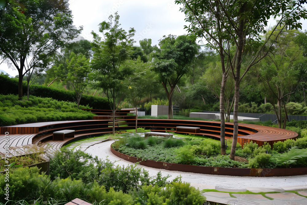 Sustainable Landscape Unbounded: Representing the essence of perpetual environmental balance.