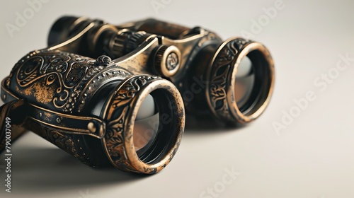 Antique Optics: Leather-Bound Binoculars