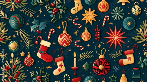 background with christmas balls	
