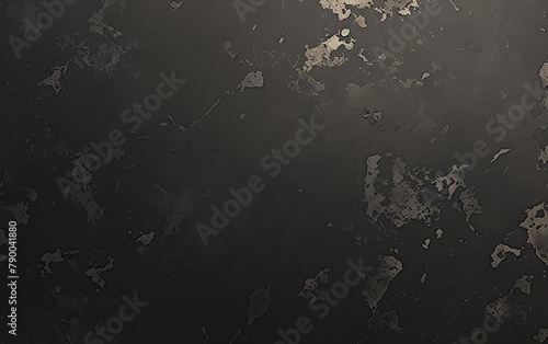 A black background with a grunge texture, featuring white streaks and scratches that add an edgy aesthetic to the design. 