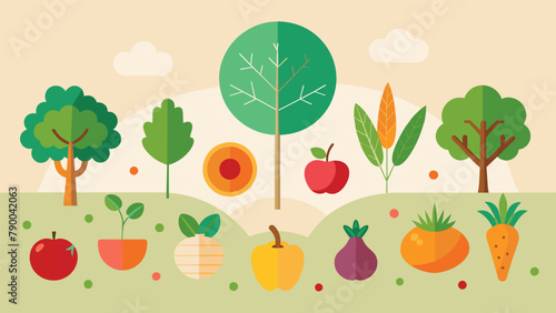 A celebration of seasons with different produce showcased throughout the year from fresh greens in the spring to root vegetables in the fall.