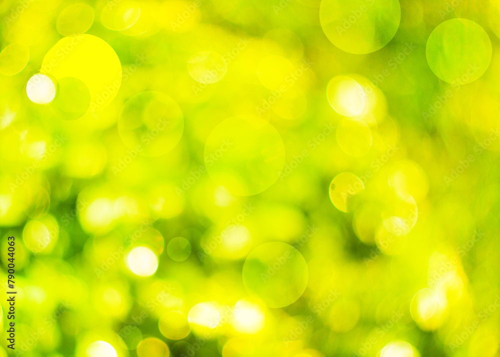 Obraz premium green bokeh background
