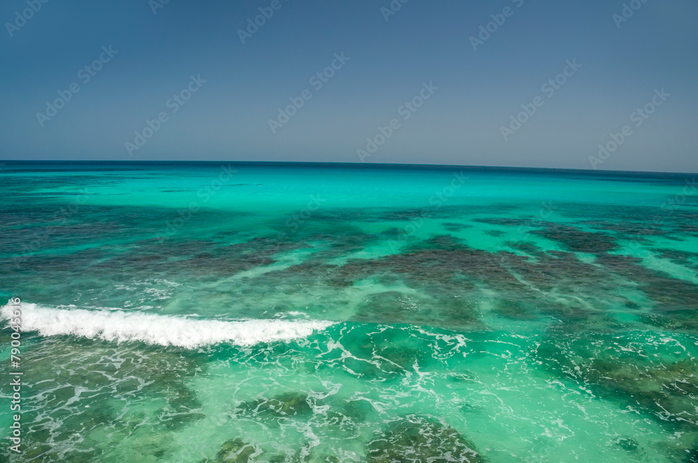 emerald water of the Arabian sea Indian ocean