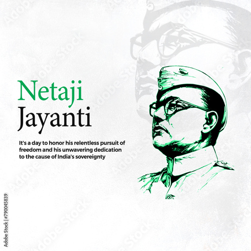 Honoring the relentless pursuit of freedom by Netaji Subhas Chandra Bose on Netaji Jayanti. Celebrating his dedication to India's sovereignty.