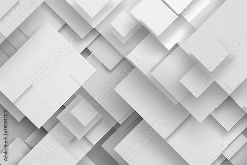 Abstract white and grey technology Hi-tech futuristic digital. High-speed movement. Squares texture. Vector illustration. Beautiful simple AI generated image in 4K  unique.