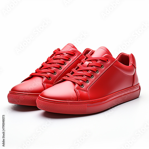 3d photo of shoes isolated on white background made with generative ai