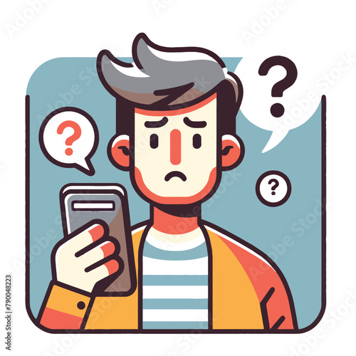 illustration of forgetting password