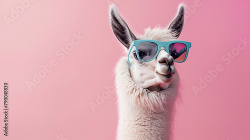 close up of a llama,generative ai