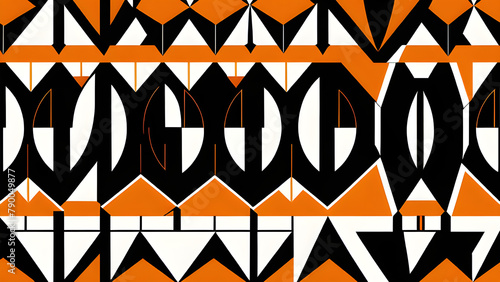 pattern design, Art Deco: Geometric patterns popularized during the Art Deco period, featuring sleek lines and bold shapes,Generative AI photo