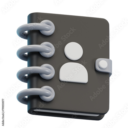 Phone book icon illustration (ID: 790050077)