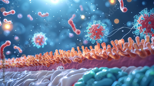 Insulin Receptor Activation: Illustrate the insulin receptor on the cell membrane being activated upon binding with an insulin molecule, triggering cellular uptake of glucose. photo