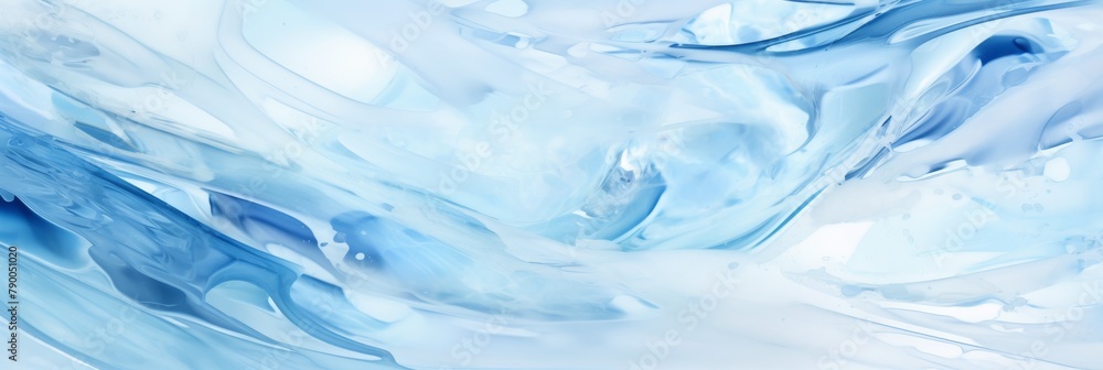 Abstract Swirls of Blue and White Creating Artistic Watercolor Effect. Blue Whirls and Waves, Abstract Fluid Art. Generative AI Abstract Swirls of Blue and White Creating Artistic Watercolor Effect. Blue Whirls and Waves, Abstract Fluid Art. Generative AI