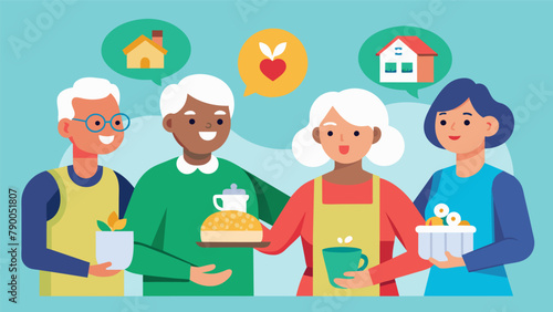 An initiative that pairs older adults with their aging neighbors fostering friendships and offering support with grocery shopping meal prep and