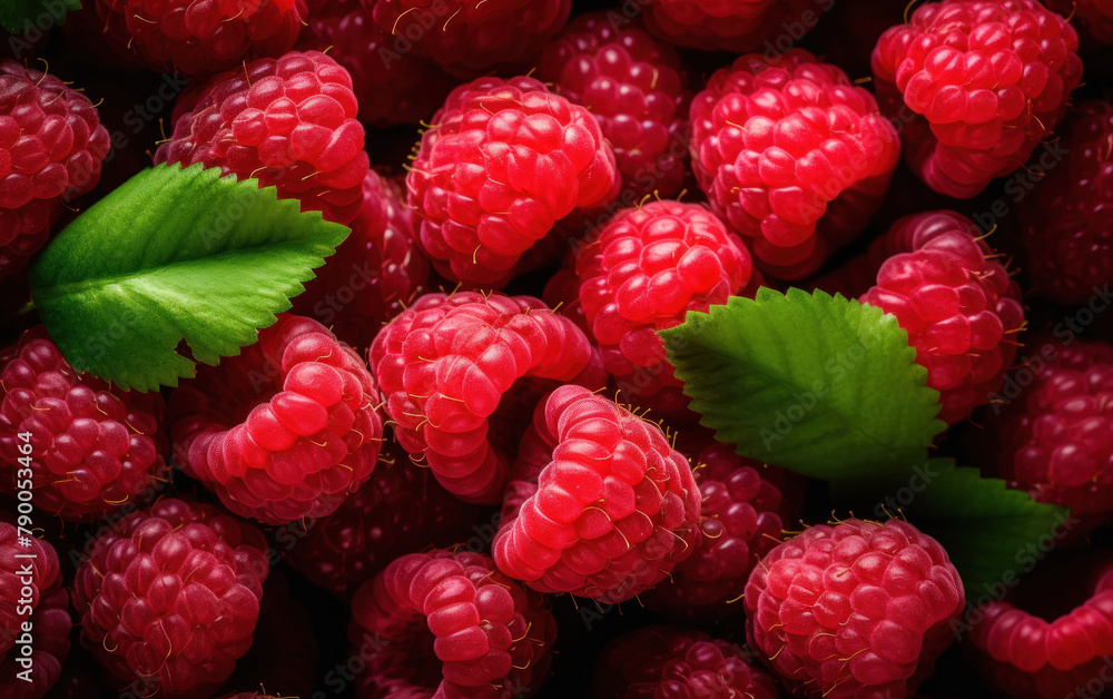 Fresh red sweet ripe raspberries Fresh red sweet ripe raspberries