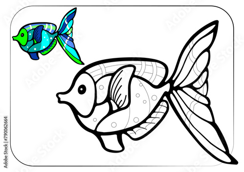 Photography Coloring book for kids