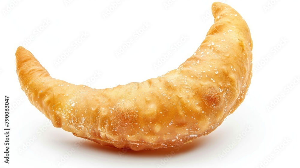 Sweet crescent isolated on a white background Sweet crescent isolated on a white background