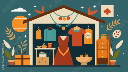 A showcase of handmade jewelry clothing and home decor crafted by skilled artisans in the community.