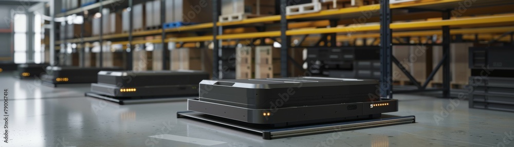 Cutting-edge parcel sorting robot system with AGV technology and a tilt tray mechanism. Cutting-edge parcel sorting robot system with AGV technology and a tilt tray mechanism.