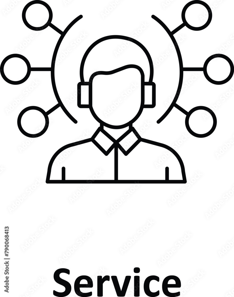 Service Vector icon which can easily modify or edit Service Vector icon which can easily modify or edit