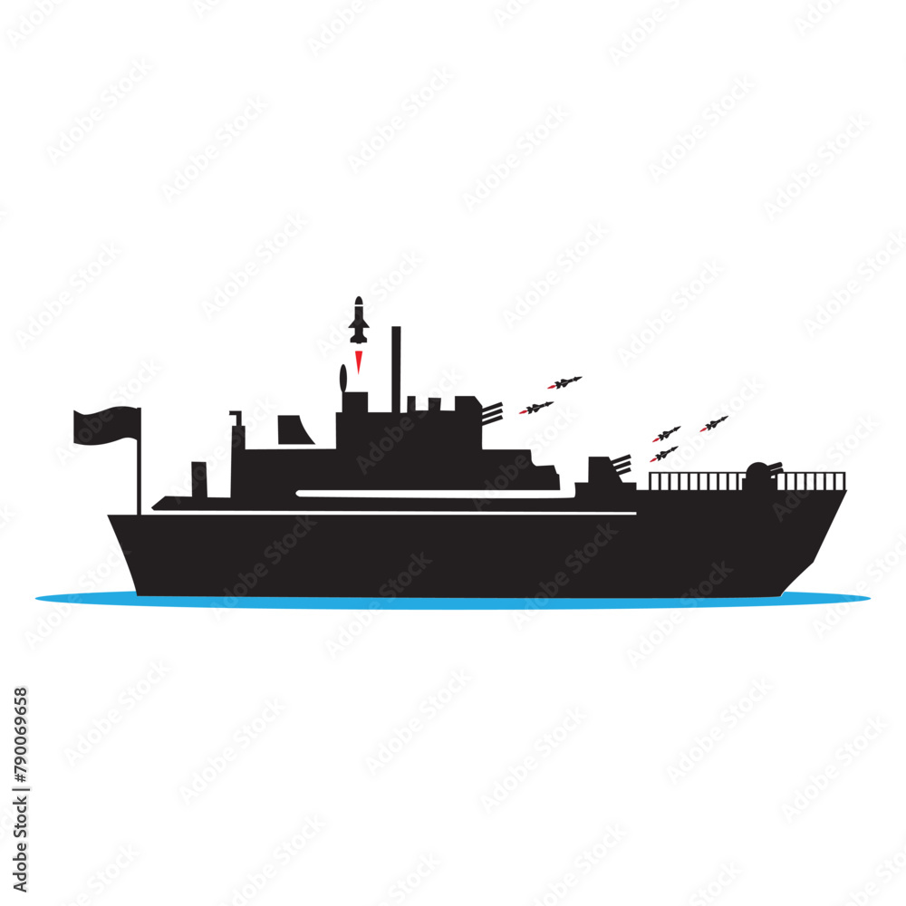 battleship vector illustration symbol design battleship vector illustration symbol design