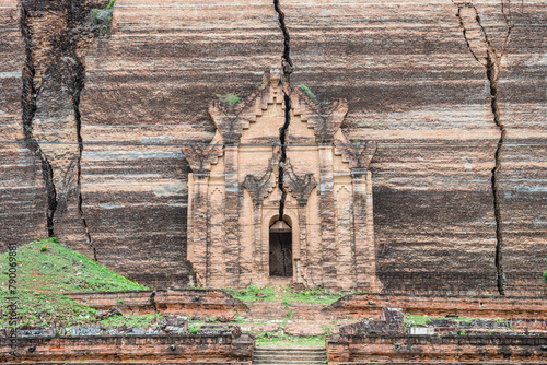 views of famous pahtodawgyi unfinished monument in maldaya, myanmar © jon_chica