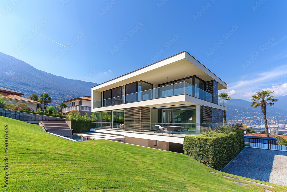 Luxury Villa, Real Estate Photography, Generative AI Luxury Villa, Real Estate Photography, Generative AI