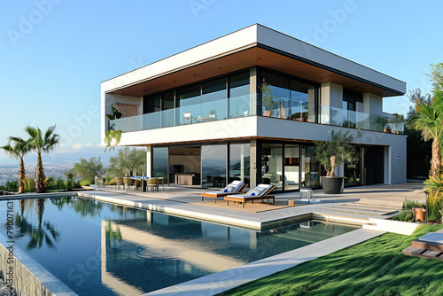 Luxury Villa, Real Estate Photography, Generative AI © Vig