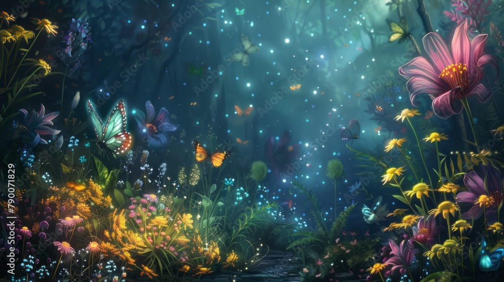 Fairy Day background concept. woods nature. copy space Fairy Day background concept. woods nature. copy space