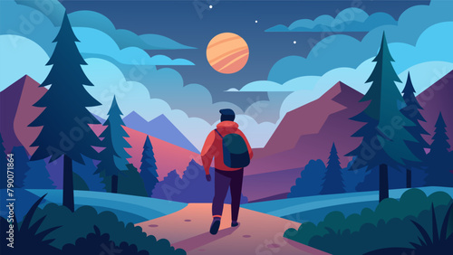 A peaceful evening walk through the surrounding wilderness allowing the mind and body to absorb the benefits of a full day of training.