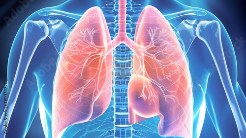 Discuss the functions of the respiratory system and how air travels through it