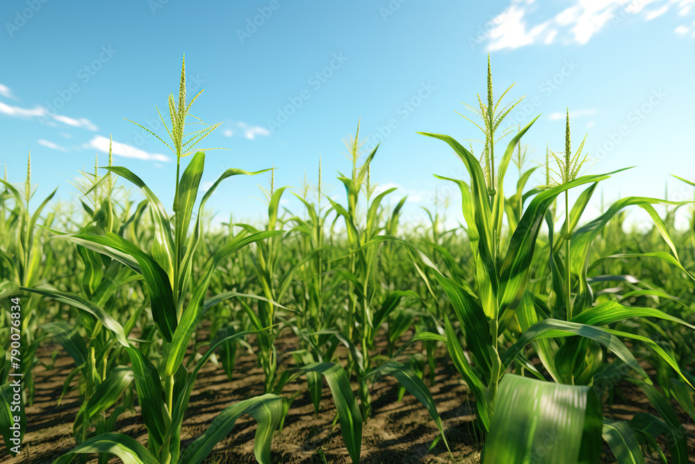 Illustration cornfield Illustration cornfield