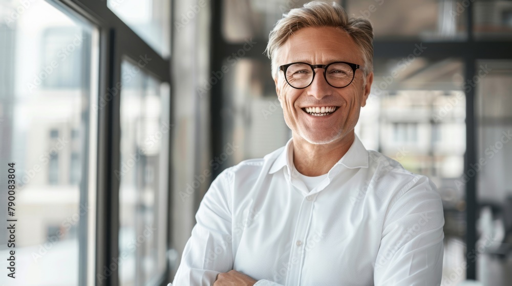 A Joyful Professional Man Smiling A Joyful Professional Man Smiling