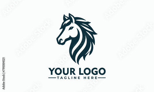 Horse Head vector logo design Vintage Horse logo vector for Business Identity