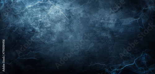 Electric blue lightning on a dark grunge texture.