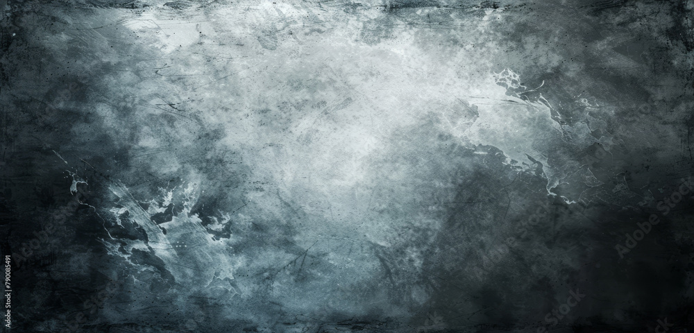 Abstract cloudy texture with a smoky effect in blue - obrazy, fototapety, plakaty 