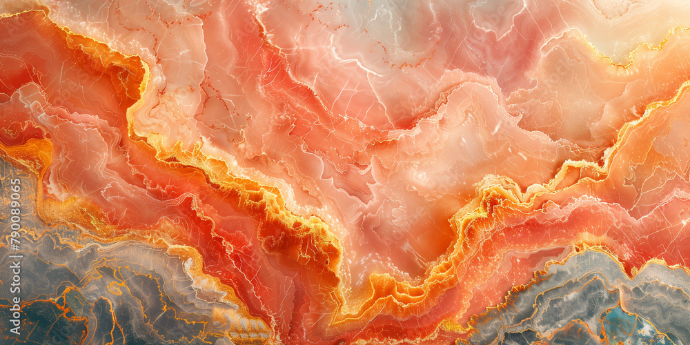 Detailed close-up view of a painting with a vibrant red, yellow, and blue design texture banner Detailed close-up view of a painting with a vibrant red, yellow, and blue design texture banner